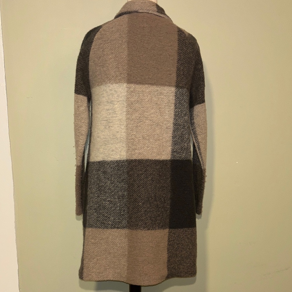 MERCER & MADISON Chic Plaid Wool Blend Jacket in Women’s size small - Picture 5 of 11